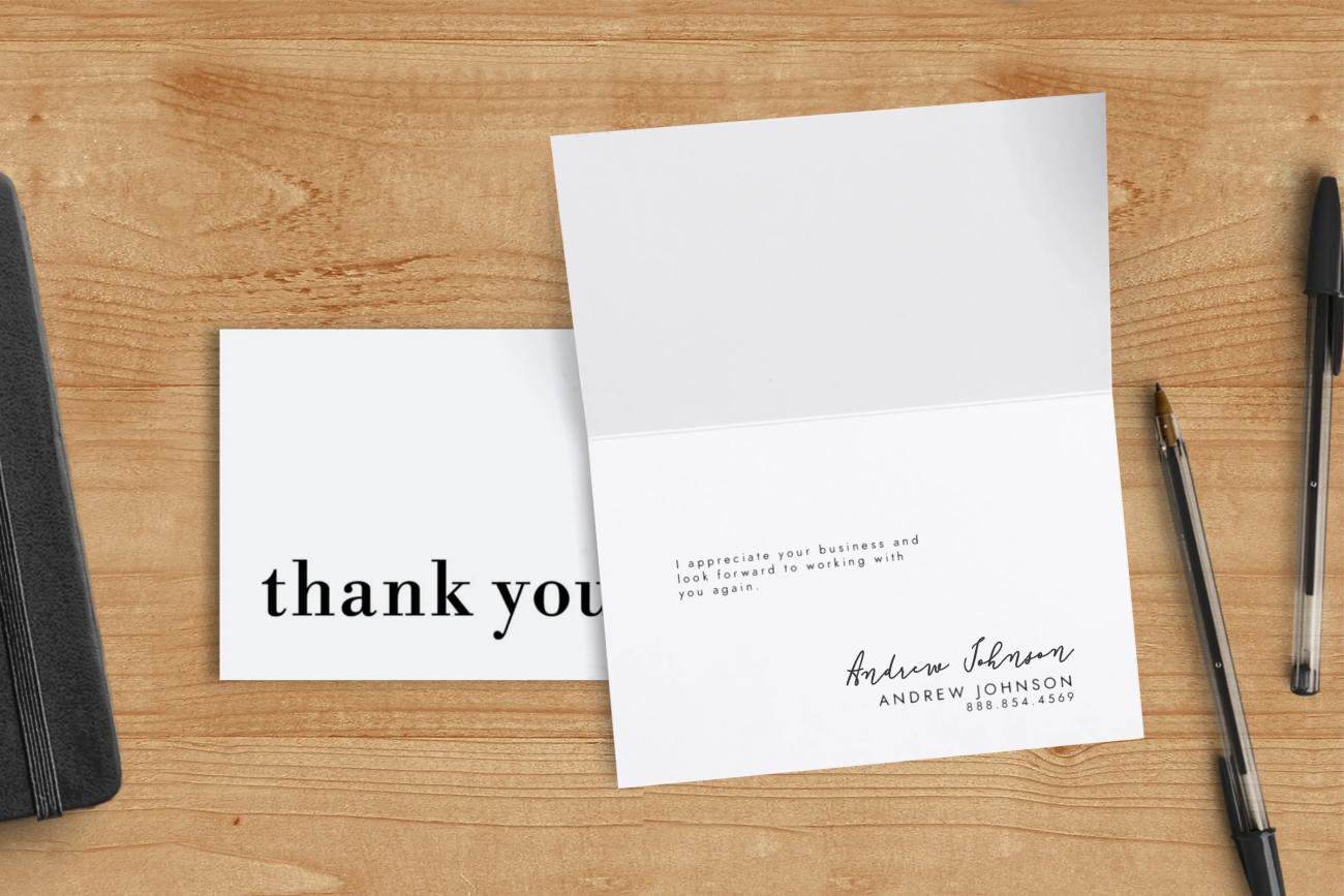 Writing Thank You Cards