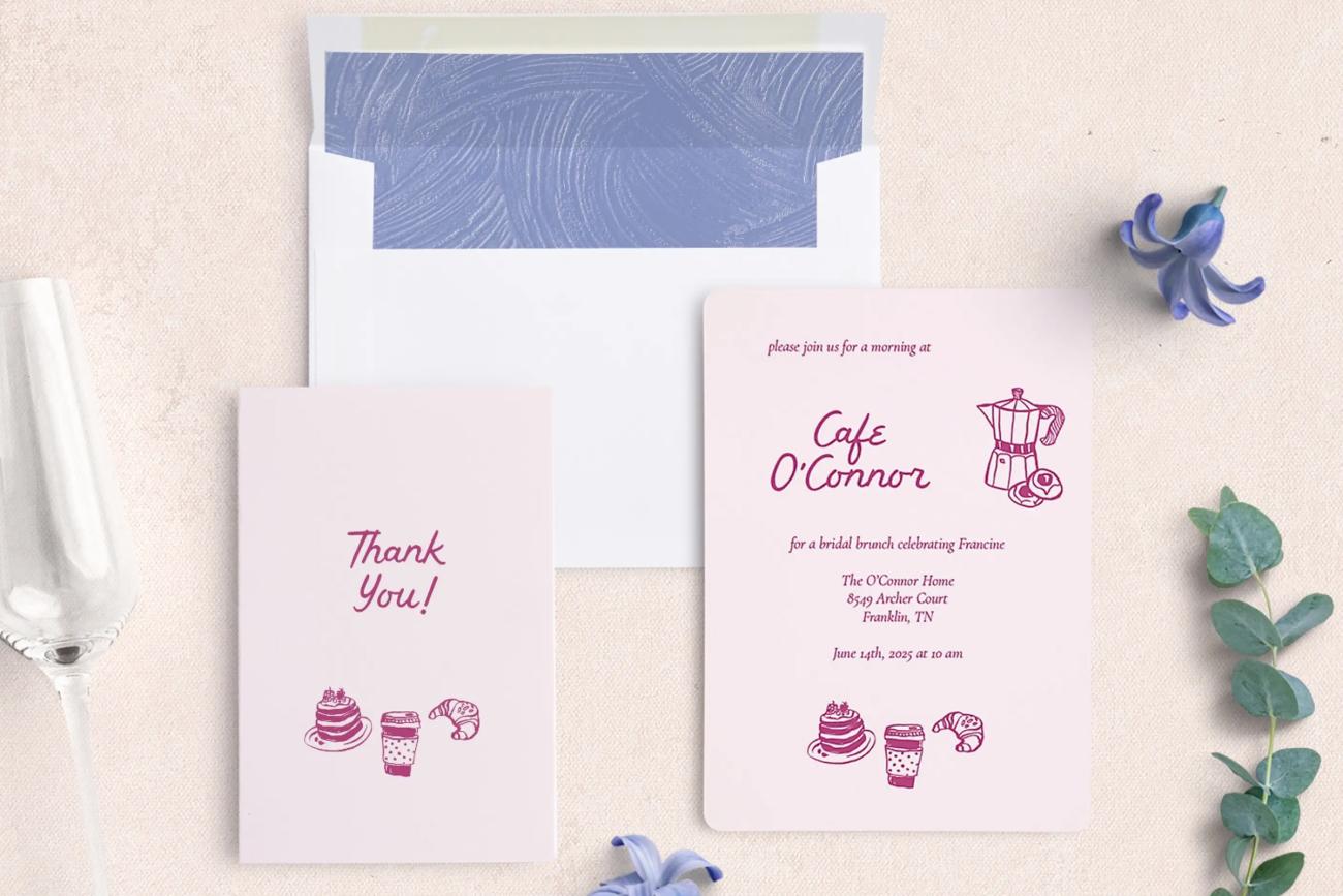 Bridal Shower Invitation - Latte Love