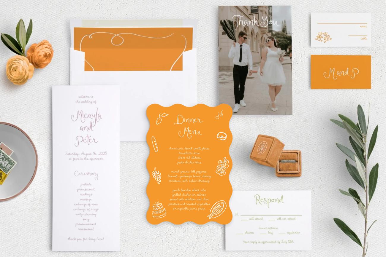 Cohesive Wedding Stationery Suite