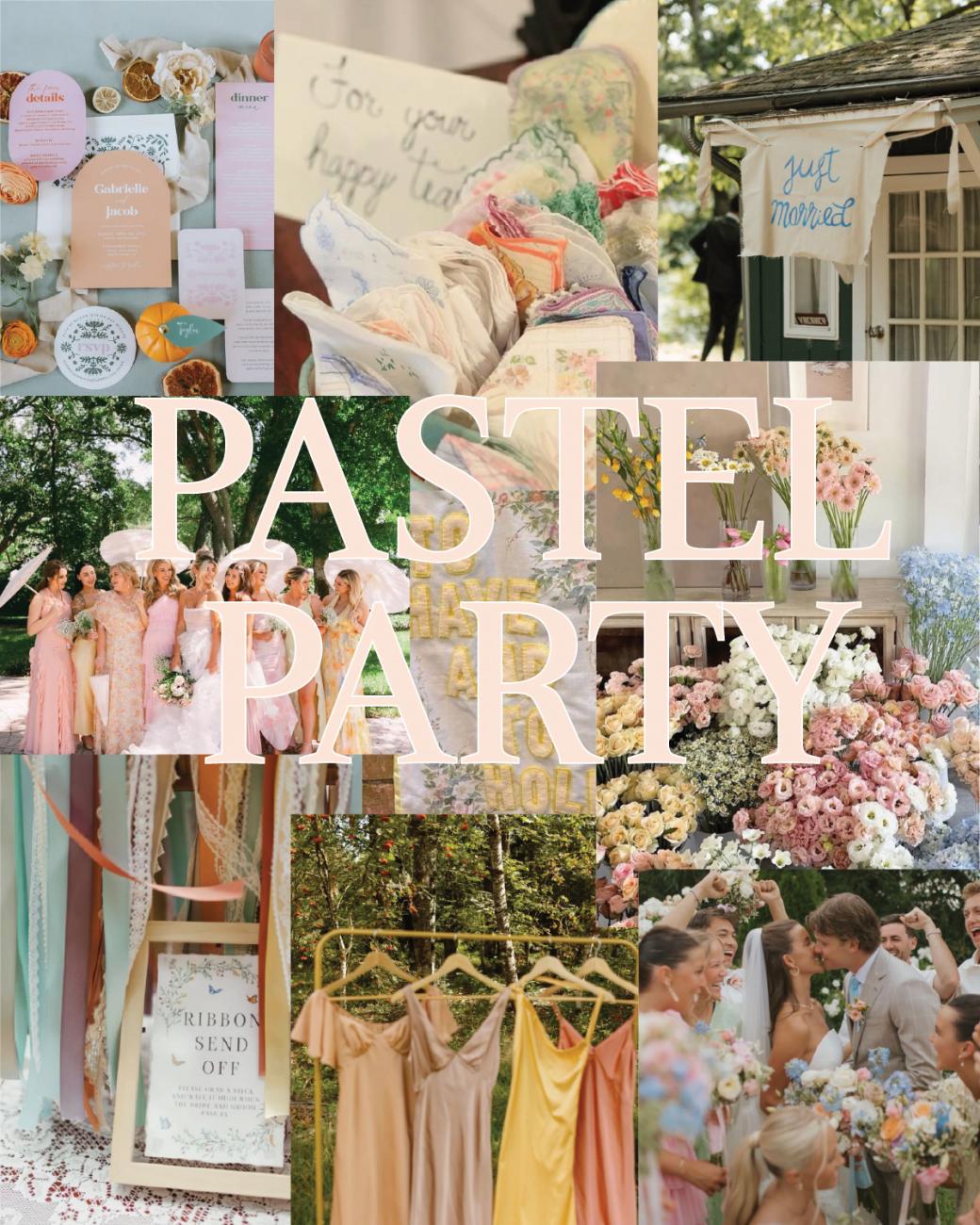 Spring Wedding Guest Attire - Pastel Party