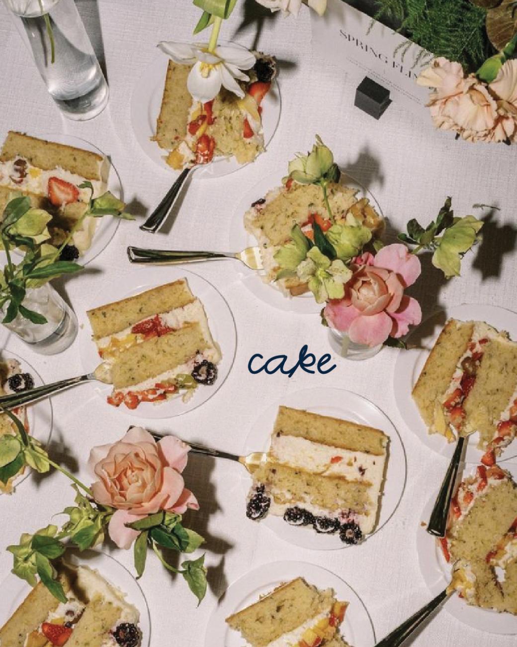 Late August Summer Wedding Cake