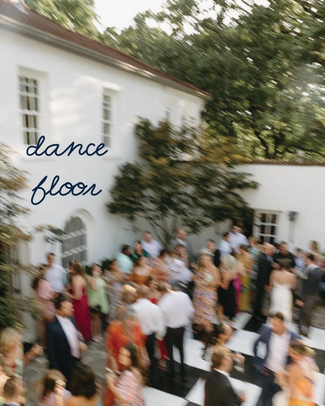 Late August Summer Wedding Dance Floor
