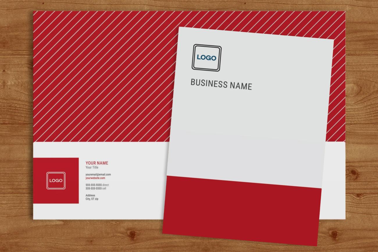 Custom Presentation Folders - Primary Focus