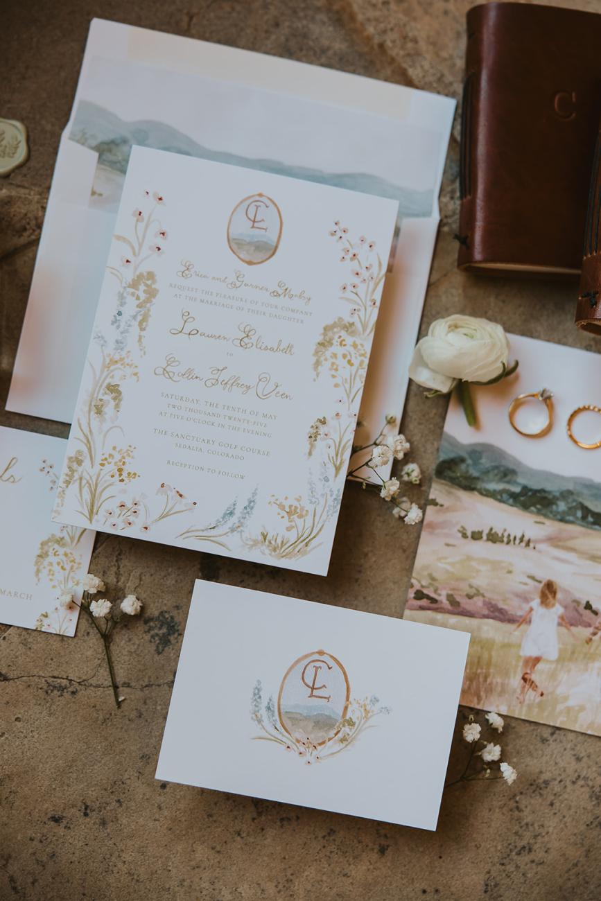 Springtime Dream Classy Wedding Stunning Wedding Invitations
