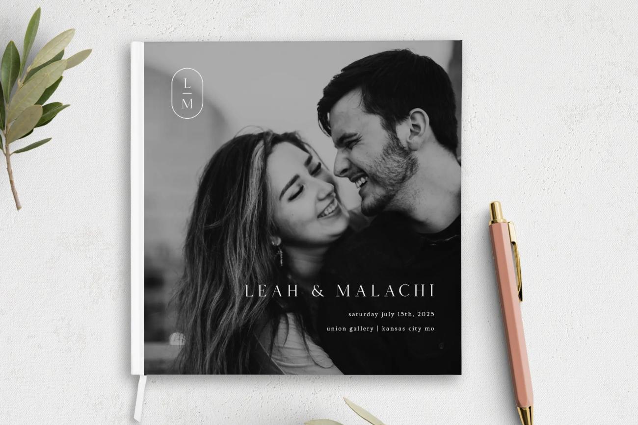 Wedding Guest Book - Precise Promise Design