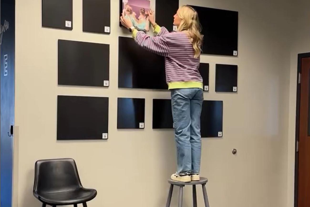 Fresco Photo Tile Installation - No Ladder Needed