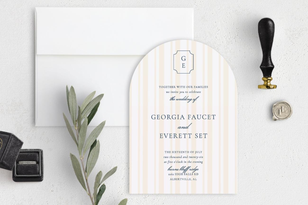 Georgia Ached Wedding Invitations