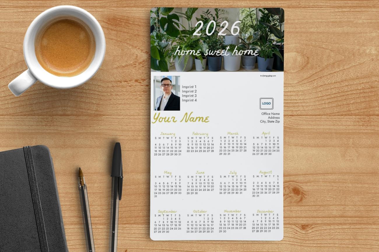 Rooted in Time Calendar Magnet
