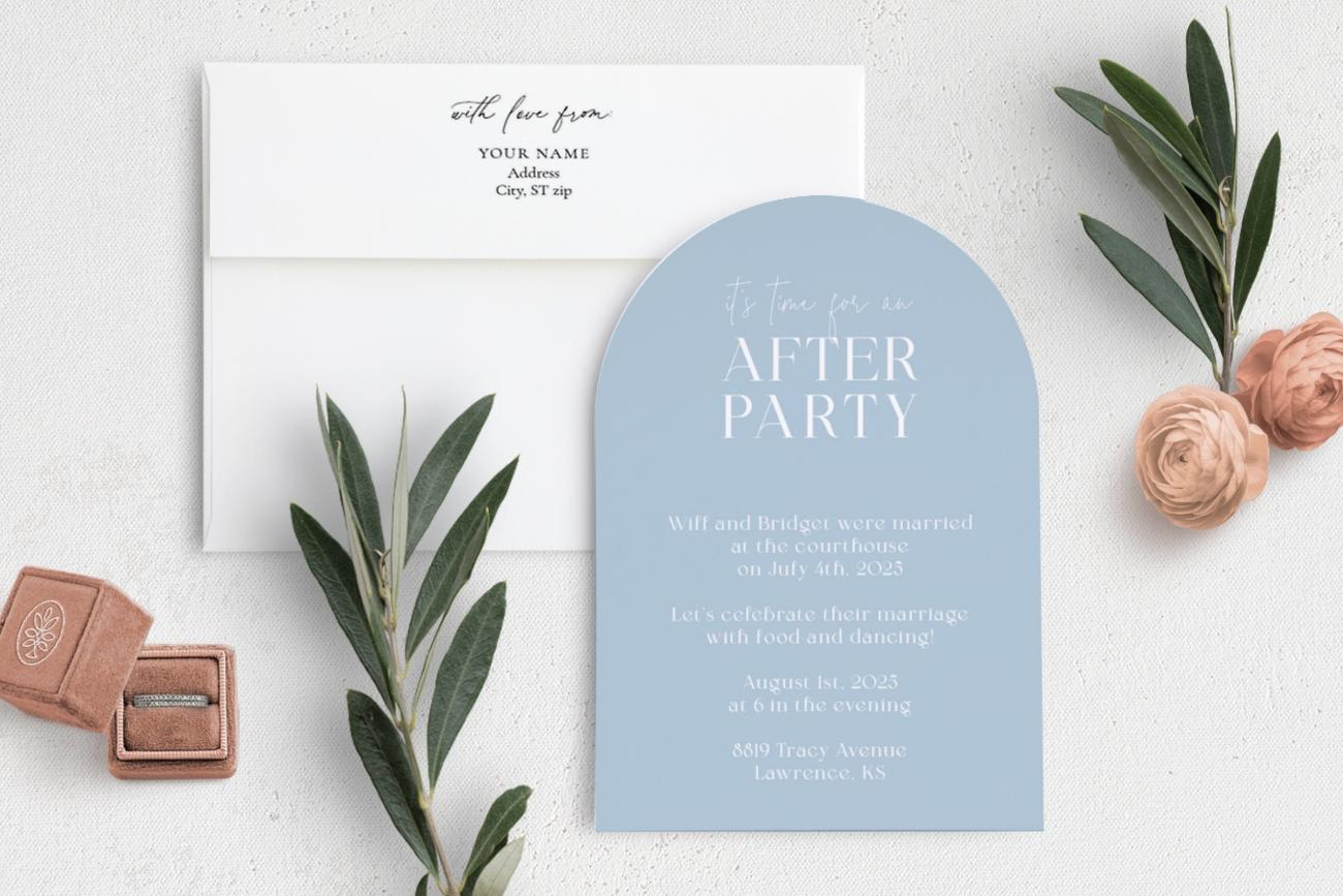 Reception-only Invitations - It's Time