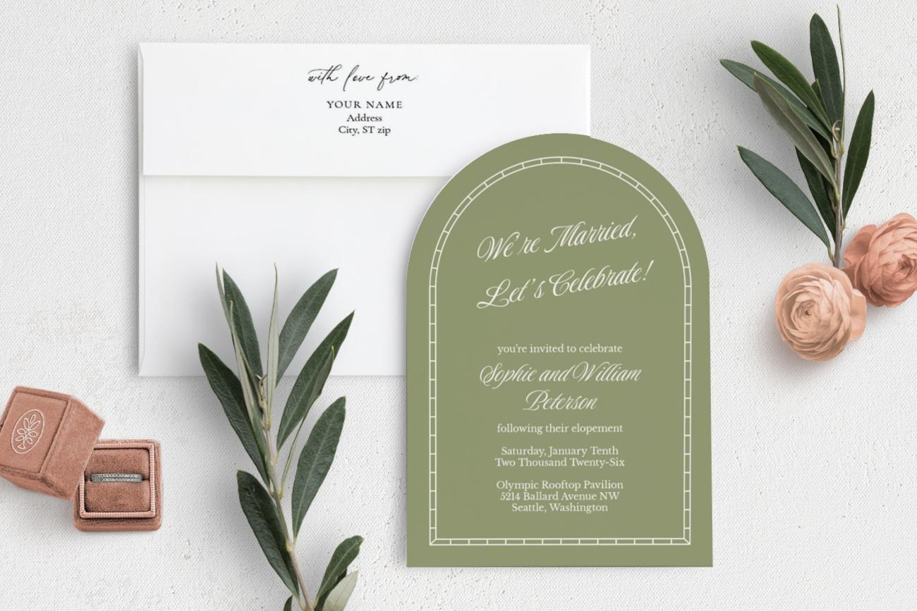 Reception-only Invitations - Married Bliss
