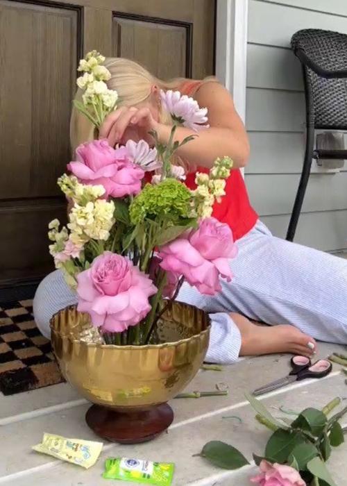 DIY Wedding Centerpiece - 4 Fill in Gaps