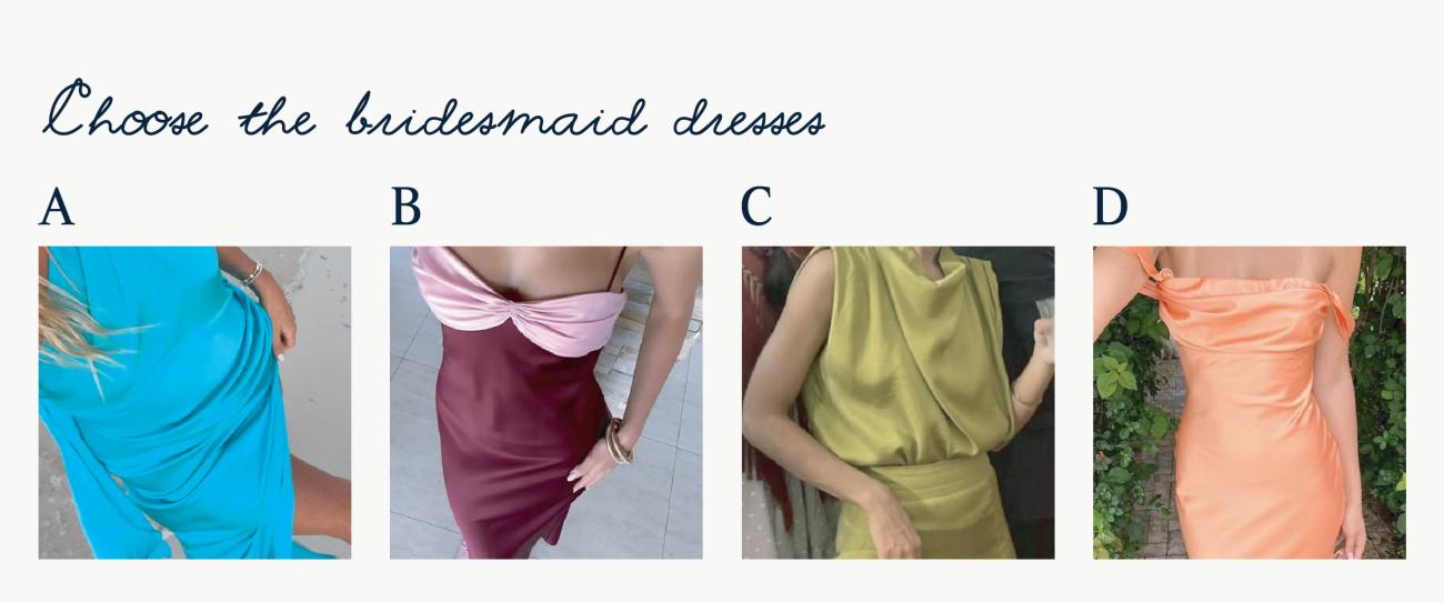 Wedding Style Quiz - Bridesmaid Dresses