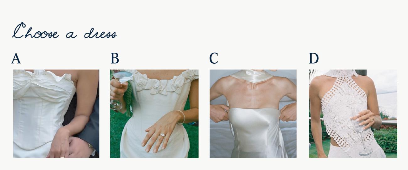 Wedding Style Quiz - Wedding Dress