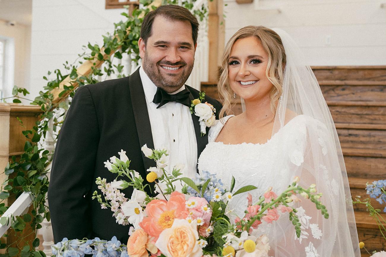 Whimsical Wedding - Picture Perfect Bride and Groom