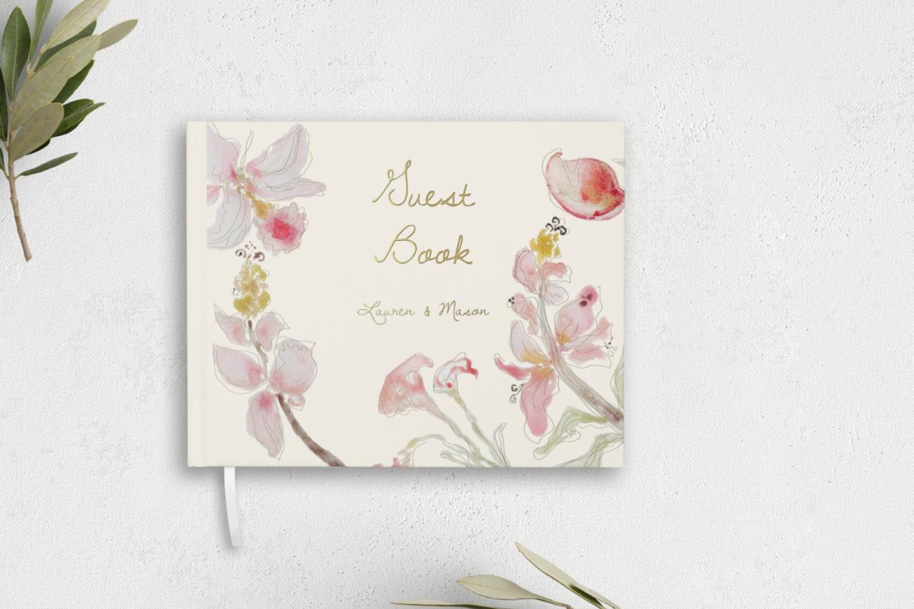 Forever Bud Wedding Guest Book