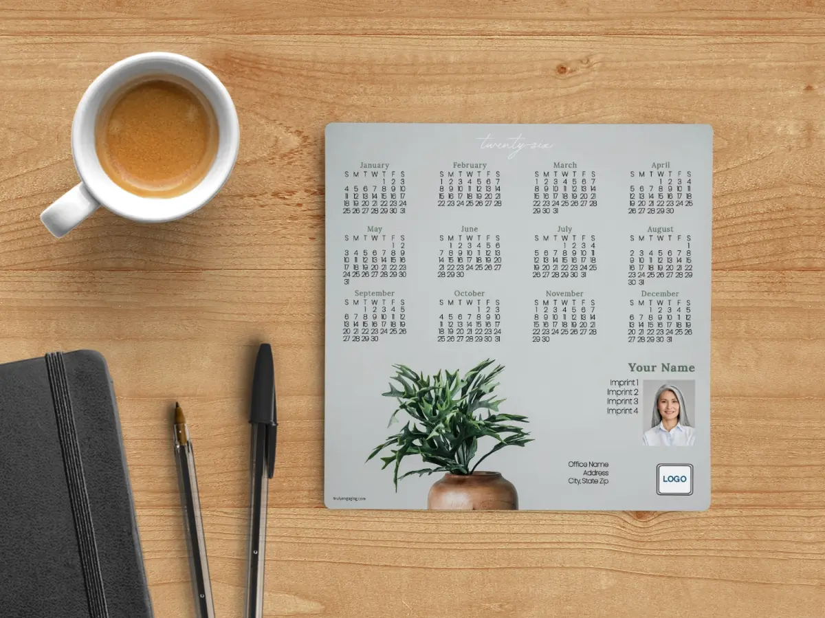 5.5"x5.5" Calendar Magnet