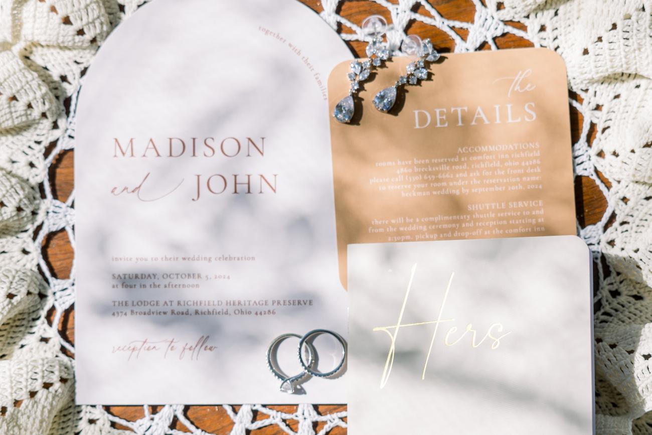 Sweet and Stunning Wedding Day - Romantic Invitation