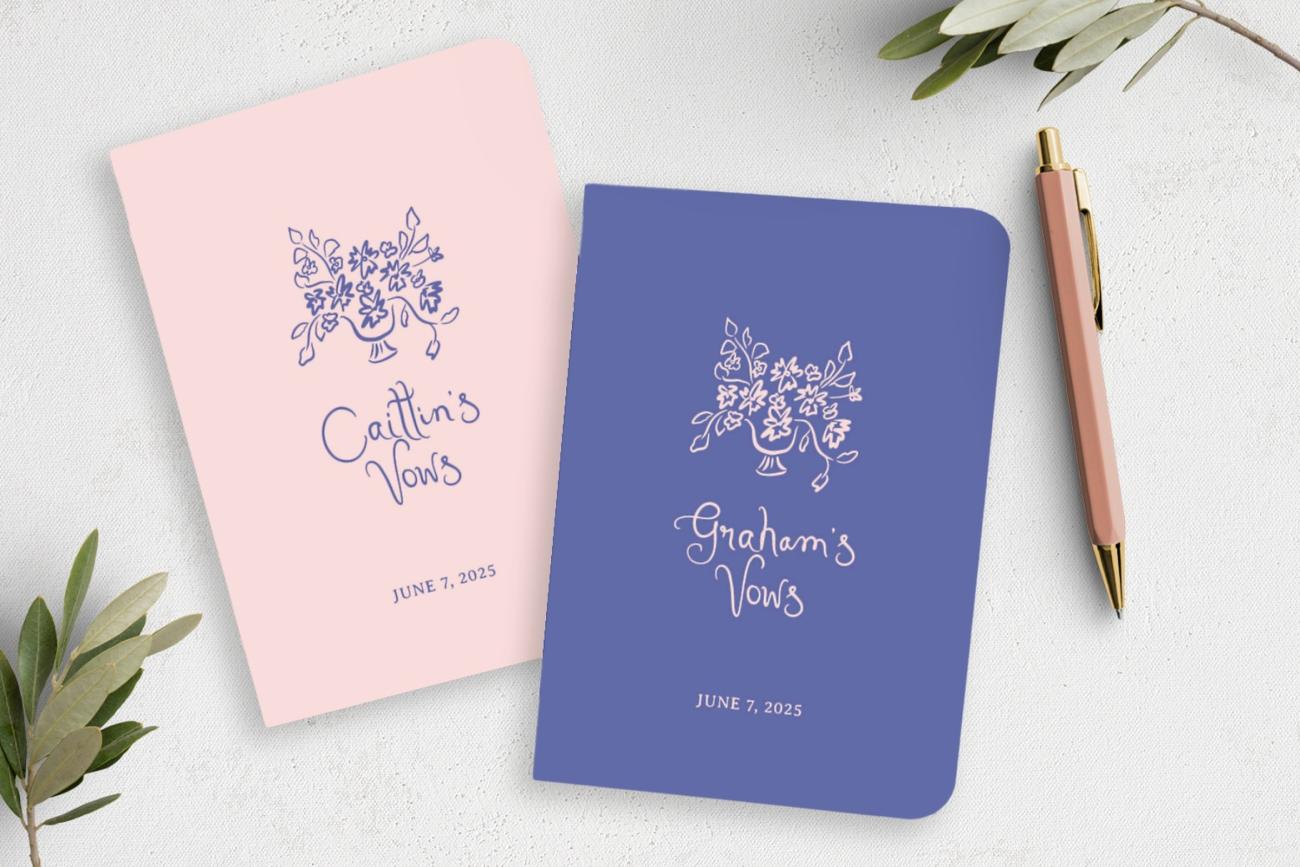 Vow Book - Hand-drawn Harmony