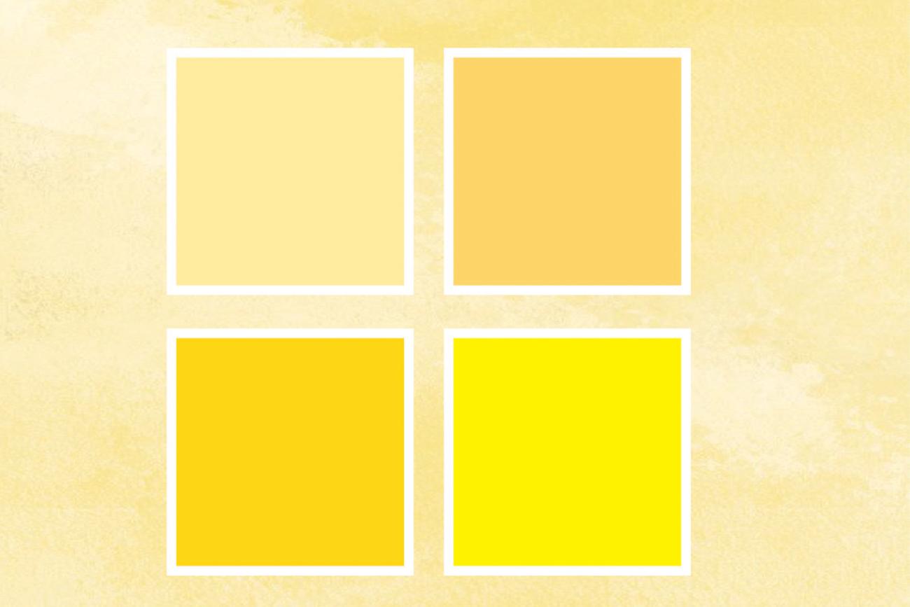 Warm Yellow Color Palette 