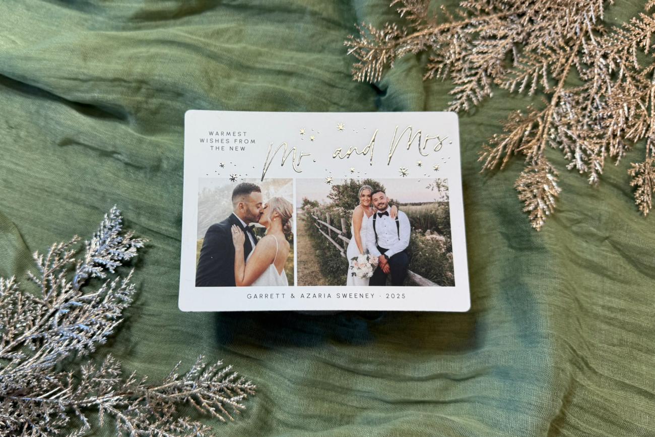 Magnet Christmas Cards with Foil