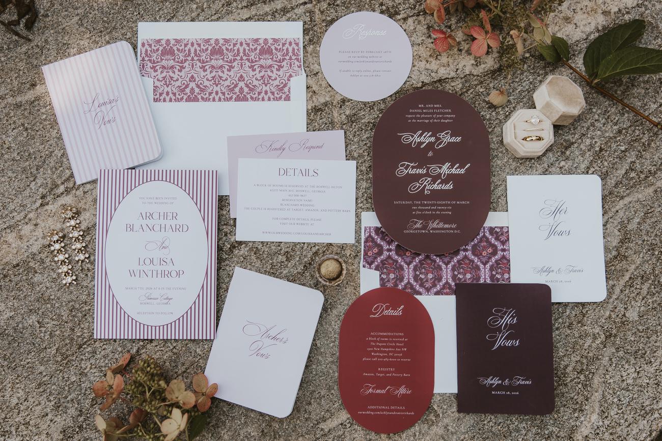 Old Money Invitation Collection for the Classy Bride