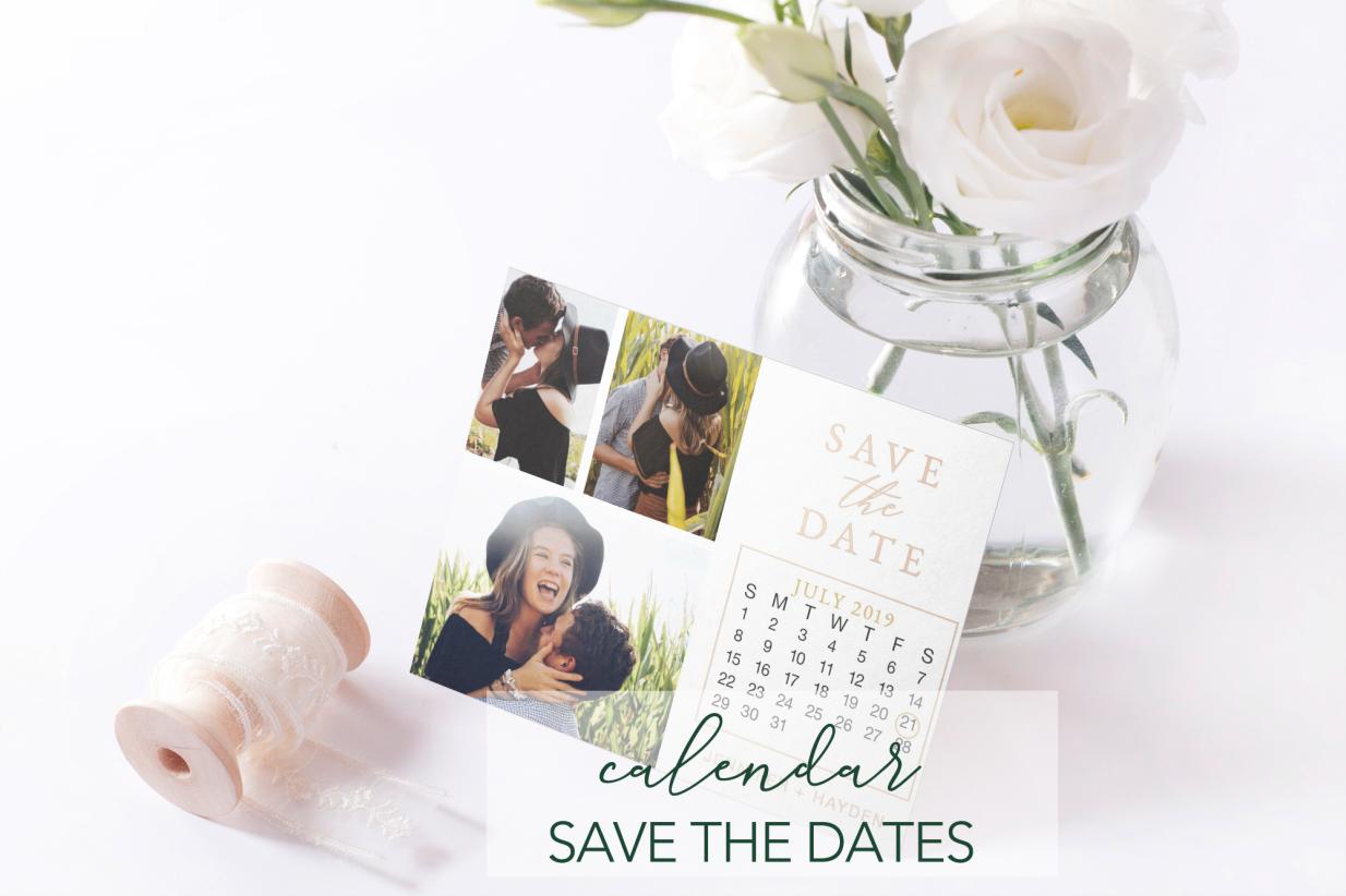 Calendar Save the Dates