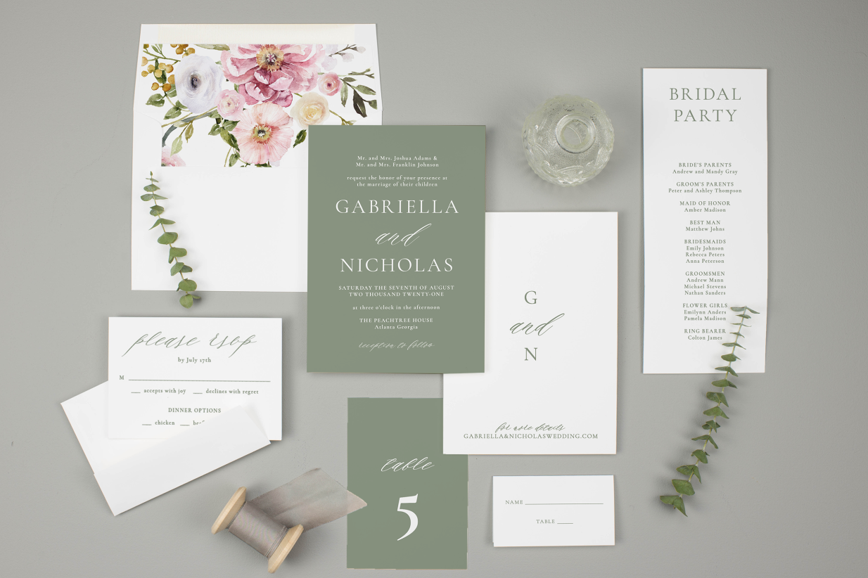 17 Vintage Wedding Invitation Options for Your Wedding
