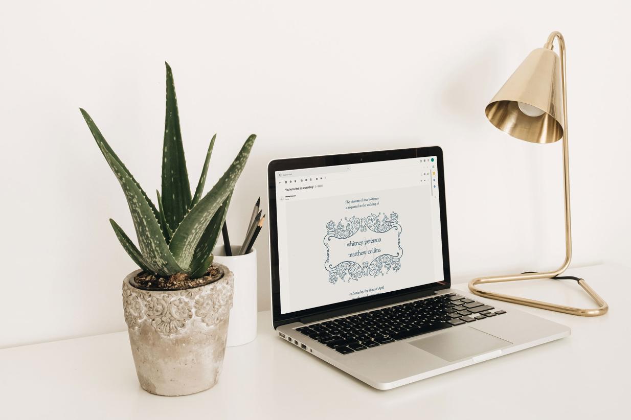 are email wedding invitations tacky