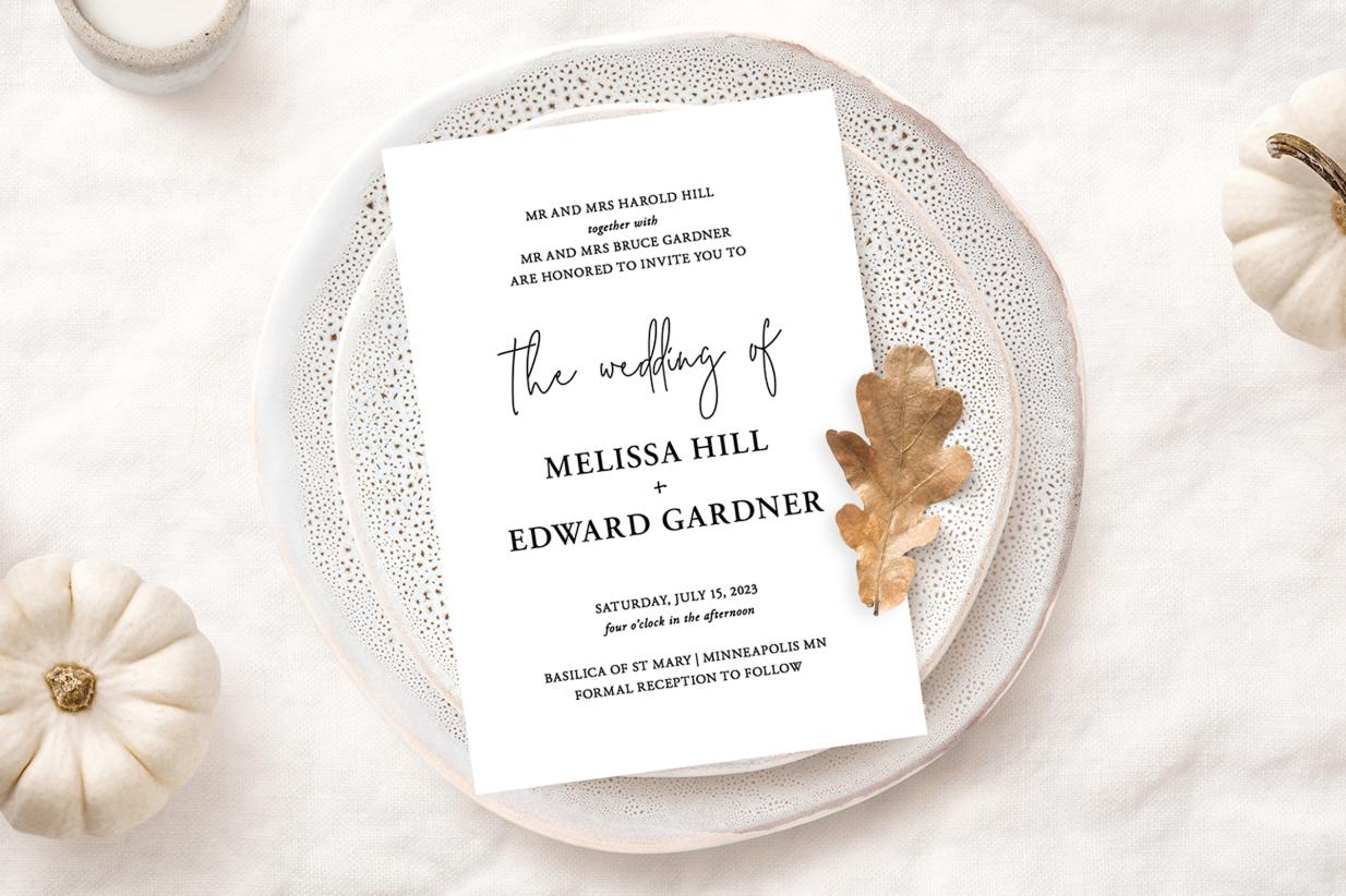 Choose your perfect wedding invitation