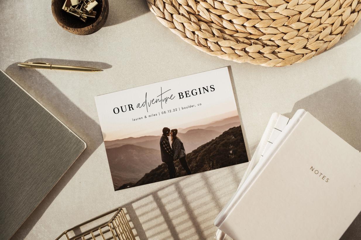 Designing your own Save the Dates