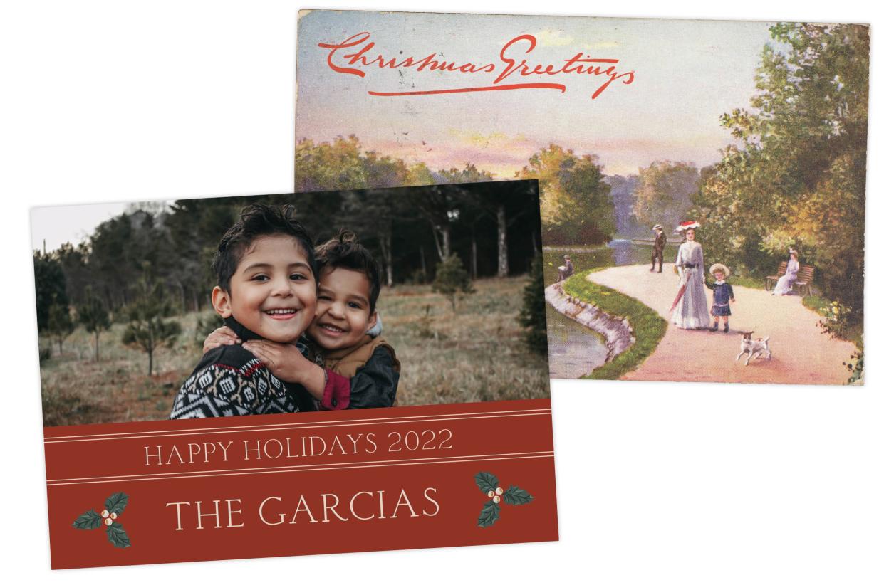 History of Christmas Cards from then to now
