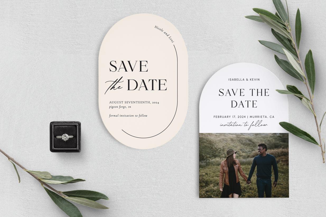 4" x 6" Save the Dates