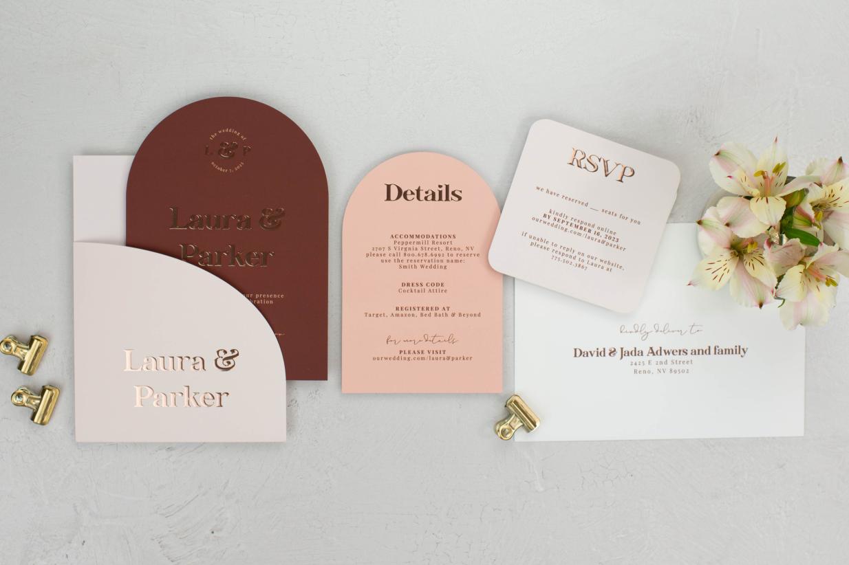 Modern Wedding Invitations that make a bold statement