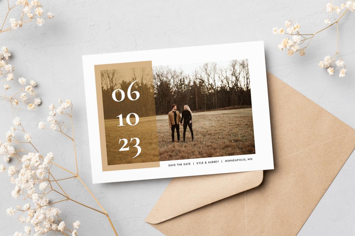 Sending Save the Dates with a photo