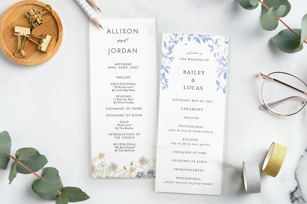 Program Themes for Every Wedding