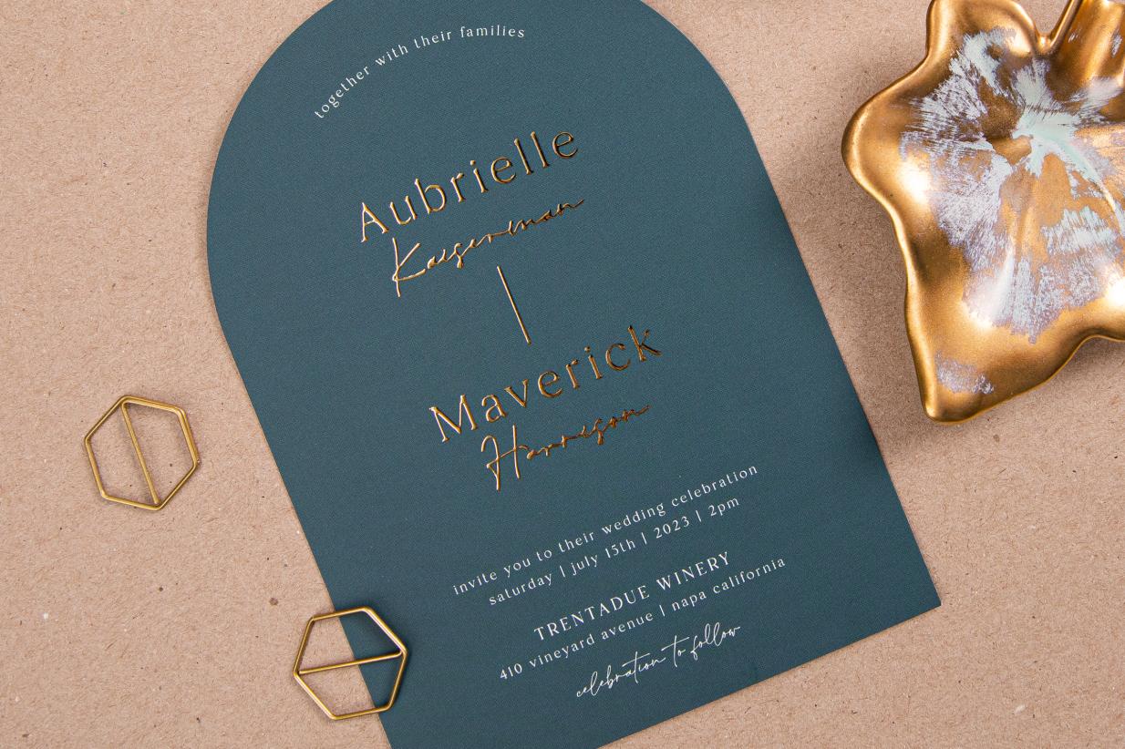 Foil Wedding Invitations
