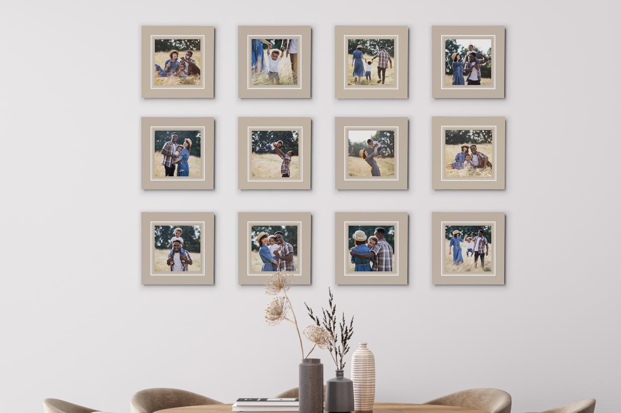 12 Grid of Photos for a Gallery Wall