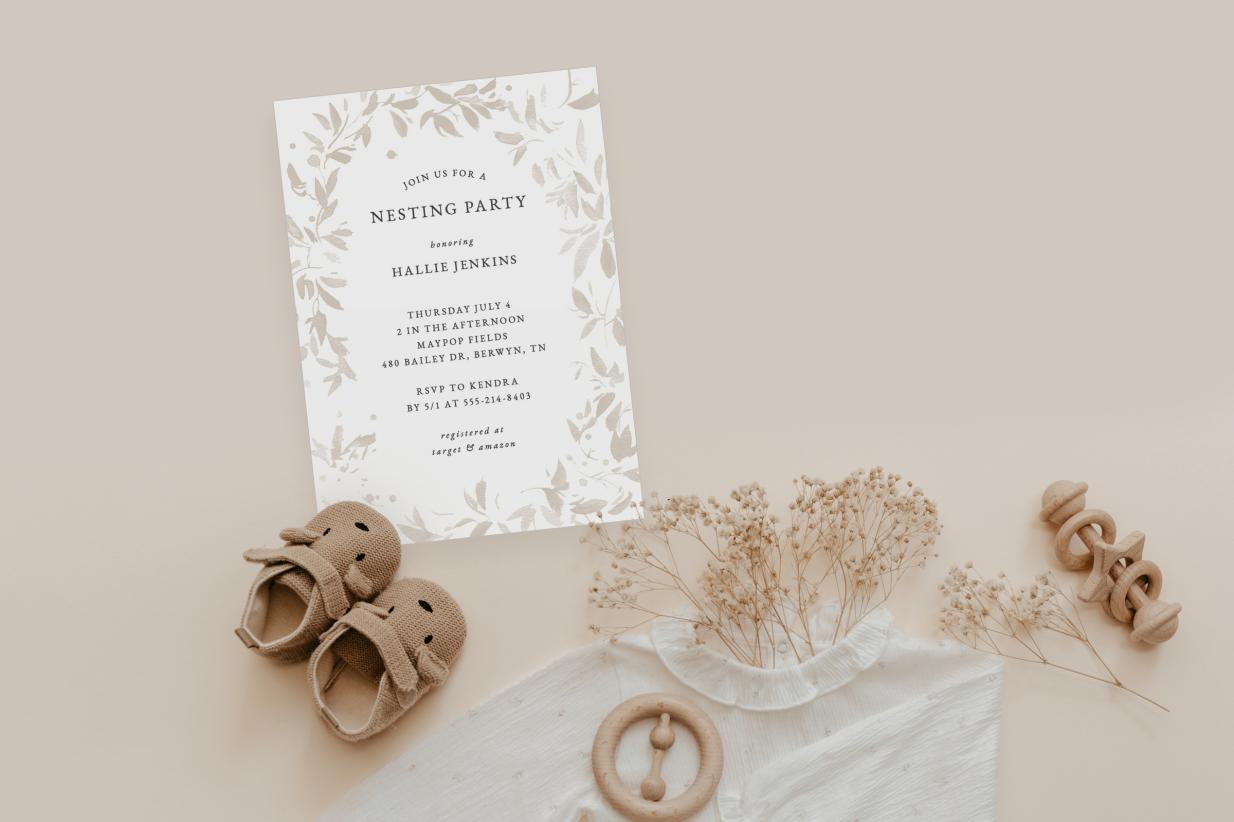 Invitation for Nesting Party