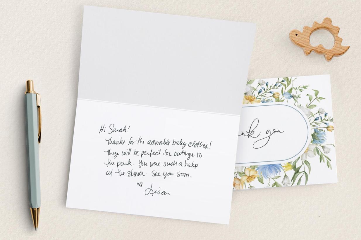 Writing Heartfelt Baby Shower Thank You Cards