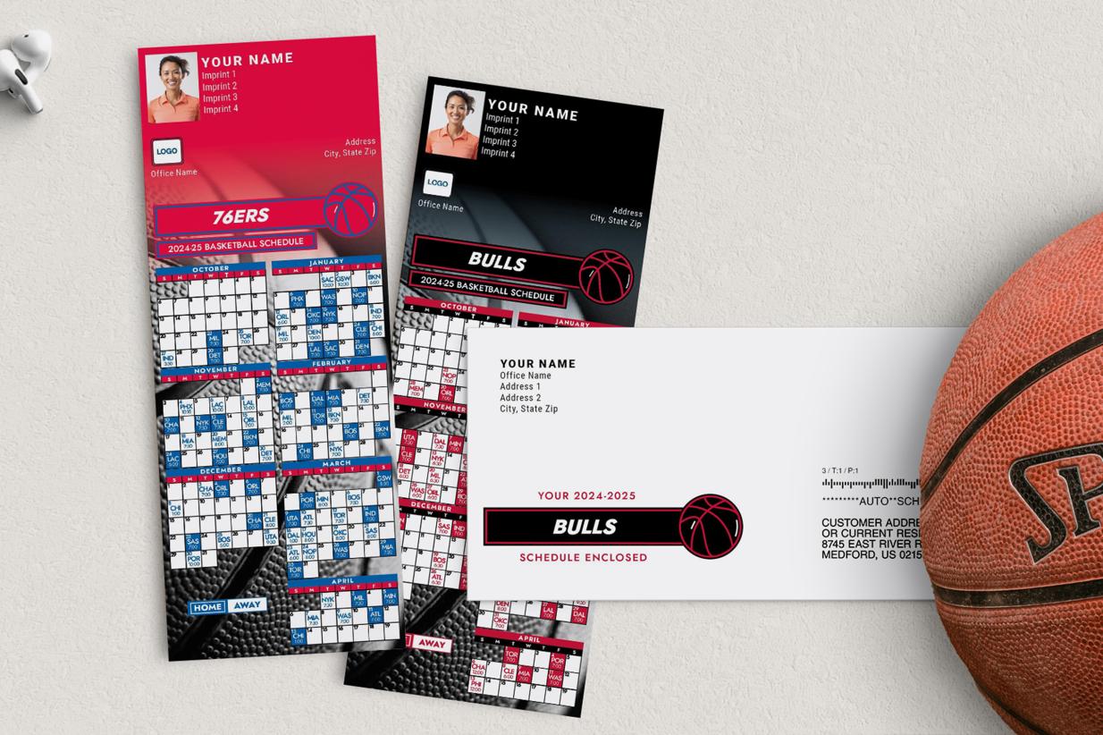 Basketball Schedule Magnets