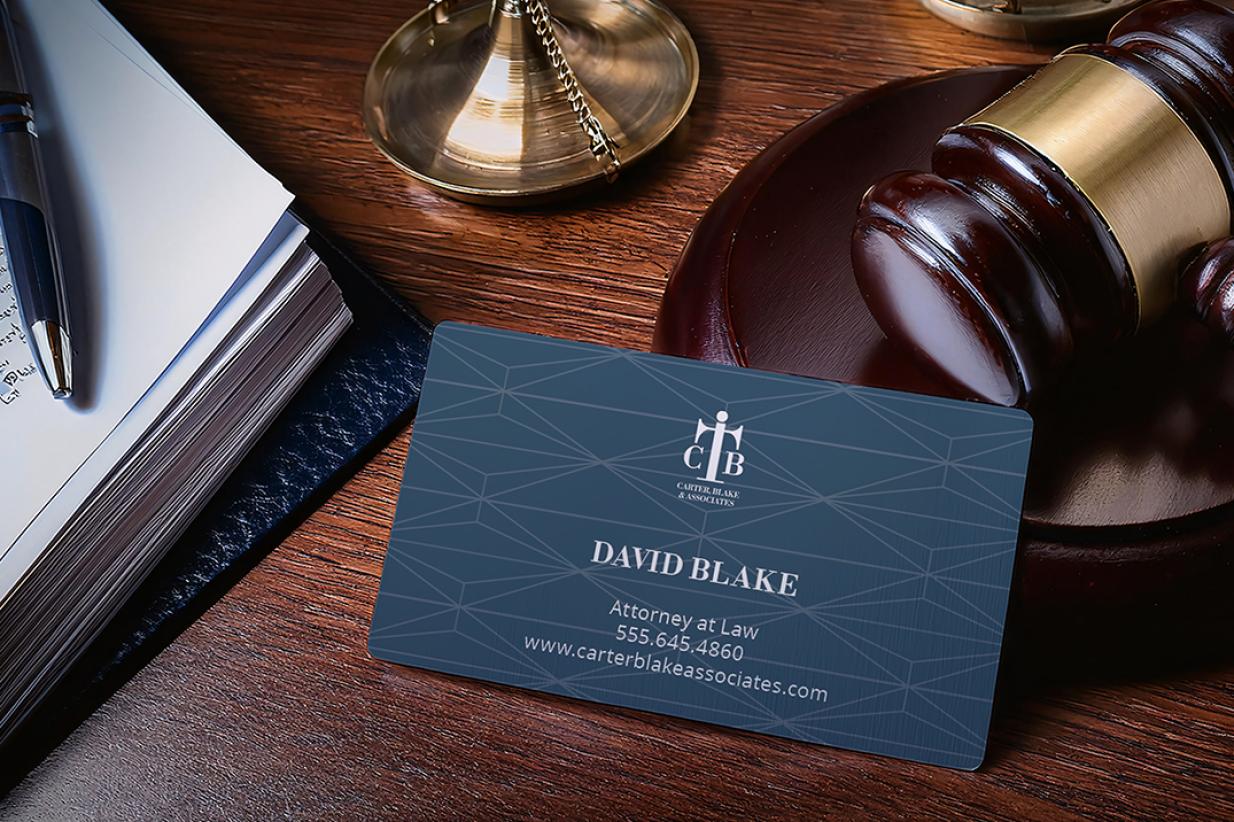 Magnet Business Card for Lawyers