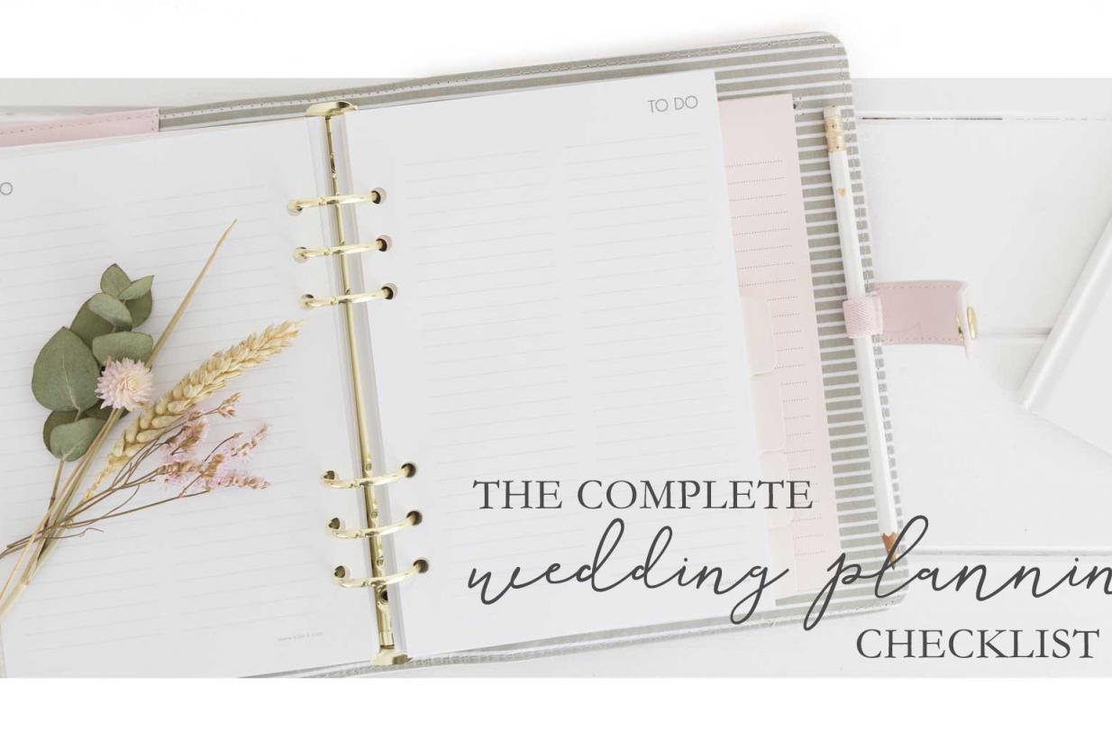 Complete Wedding Planning Checklist
