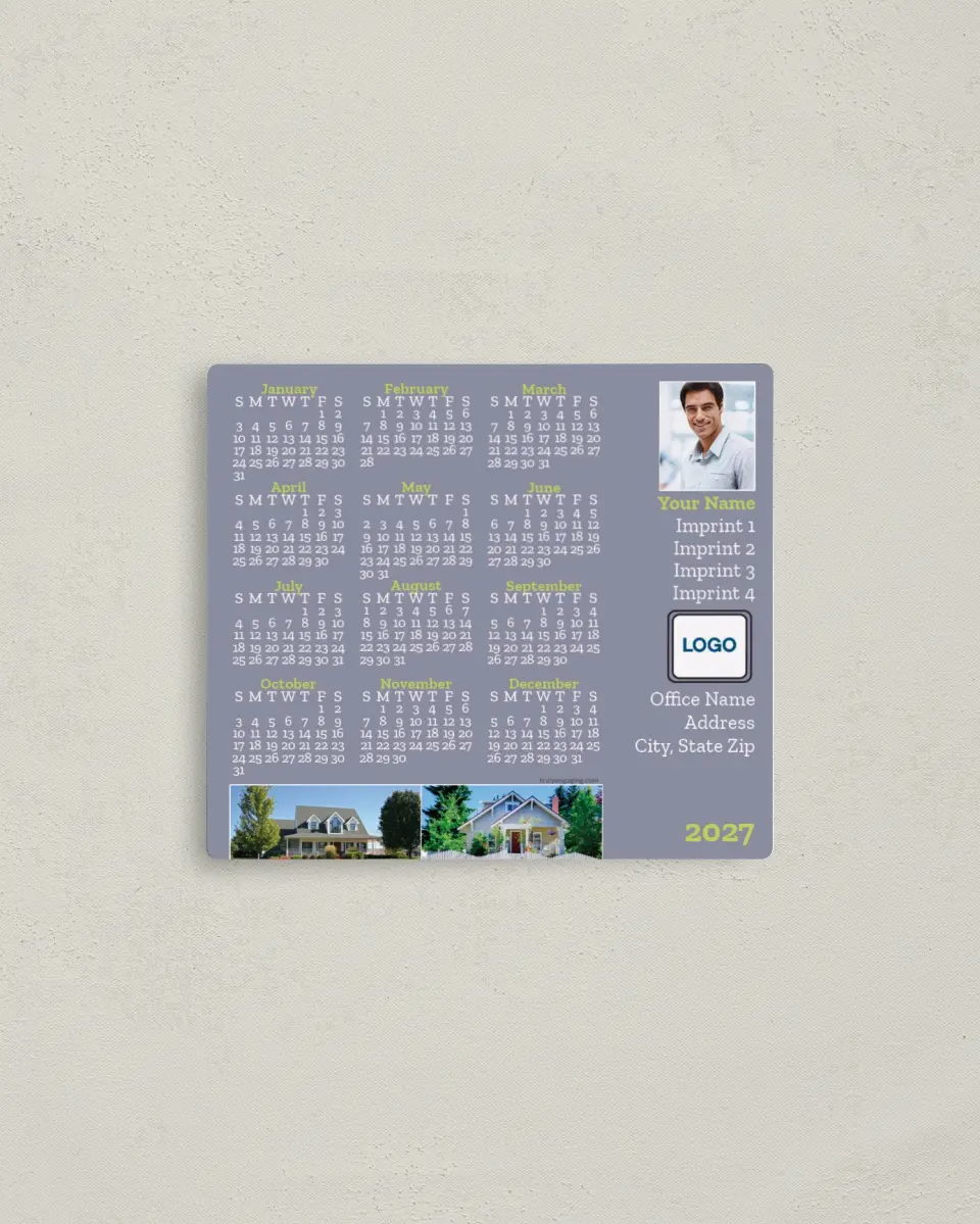 This is a 3½" x 4" Full Magnet Calendar called Professional Home Appeal printed in full color with a Standard Gloss finish