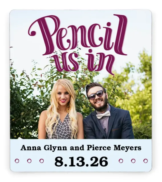 Pencil Us In - Save the Date Magnet