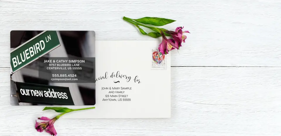 Save the Date Magnet with Optional Guest Addressing Service