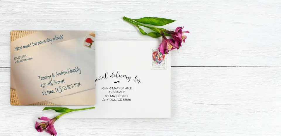Save the Date Magnet with Optional Guest Addressing Service