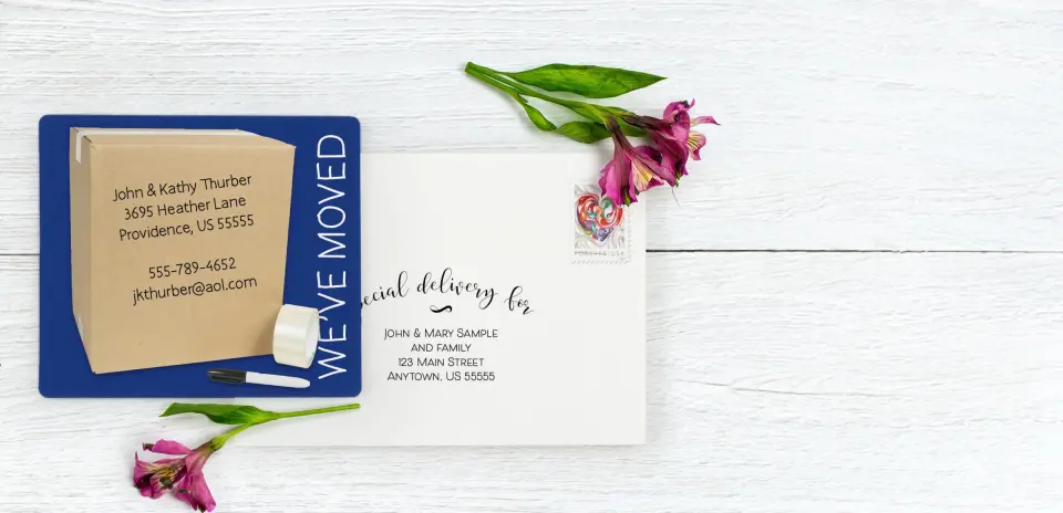 Save the Date Magnet with Optional Guest Addressing Service