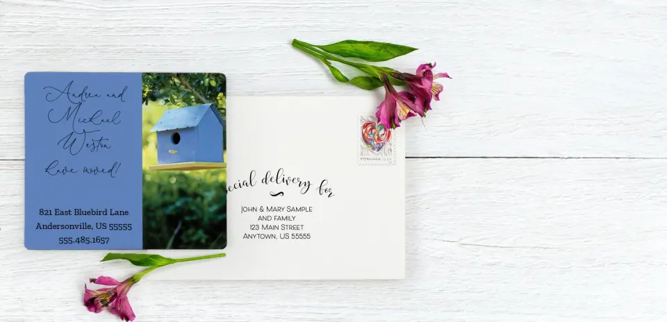 Save the Date Magnet with Optional Guest Addressing Service
