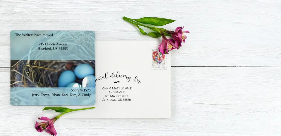 Save the Date Magnet with Optional Guest Addressing Service