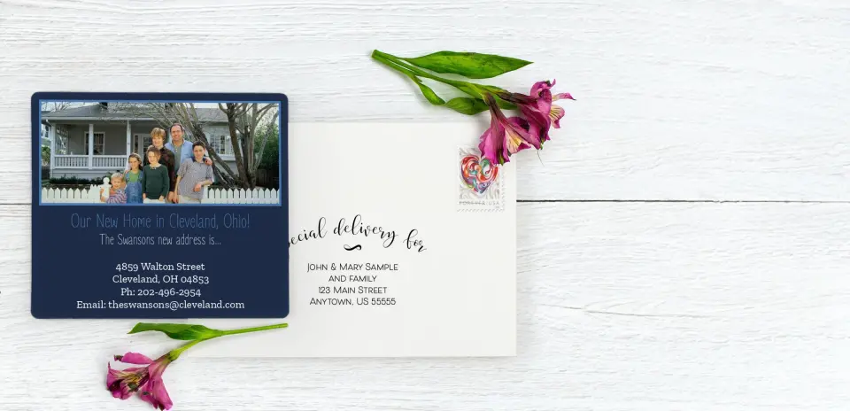Save the Date Magnet with Optional Guest Addressing Service